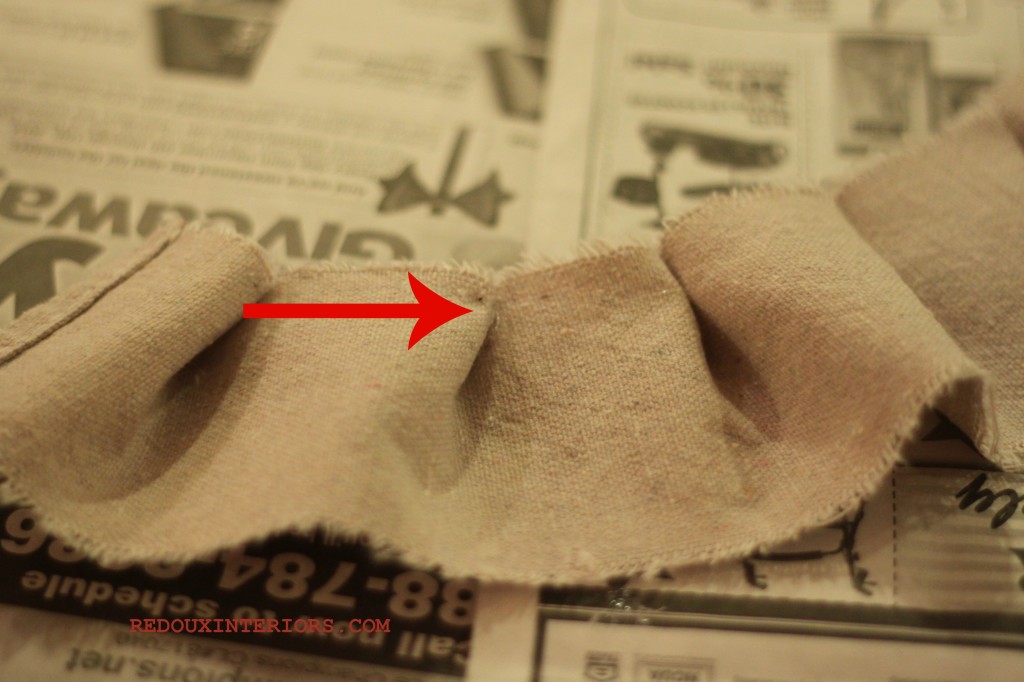 Drop Cloth Ruffle