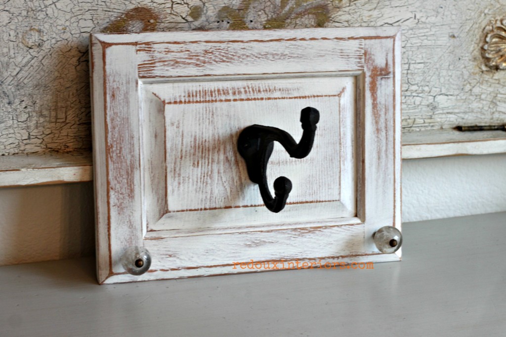 Single Hook on cabinet door redouxinteriors