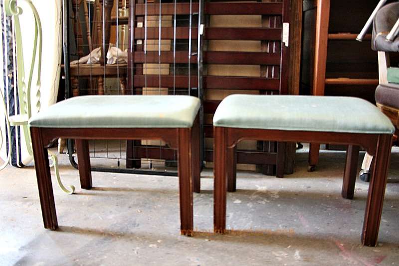 dumpster foud vanity stools redouxinteriors