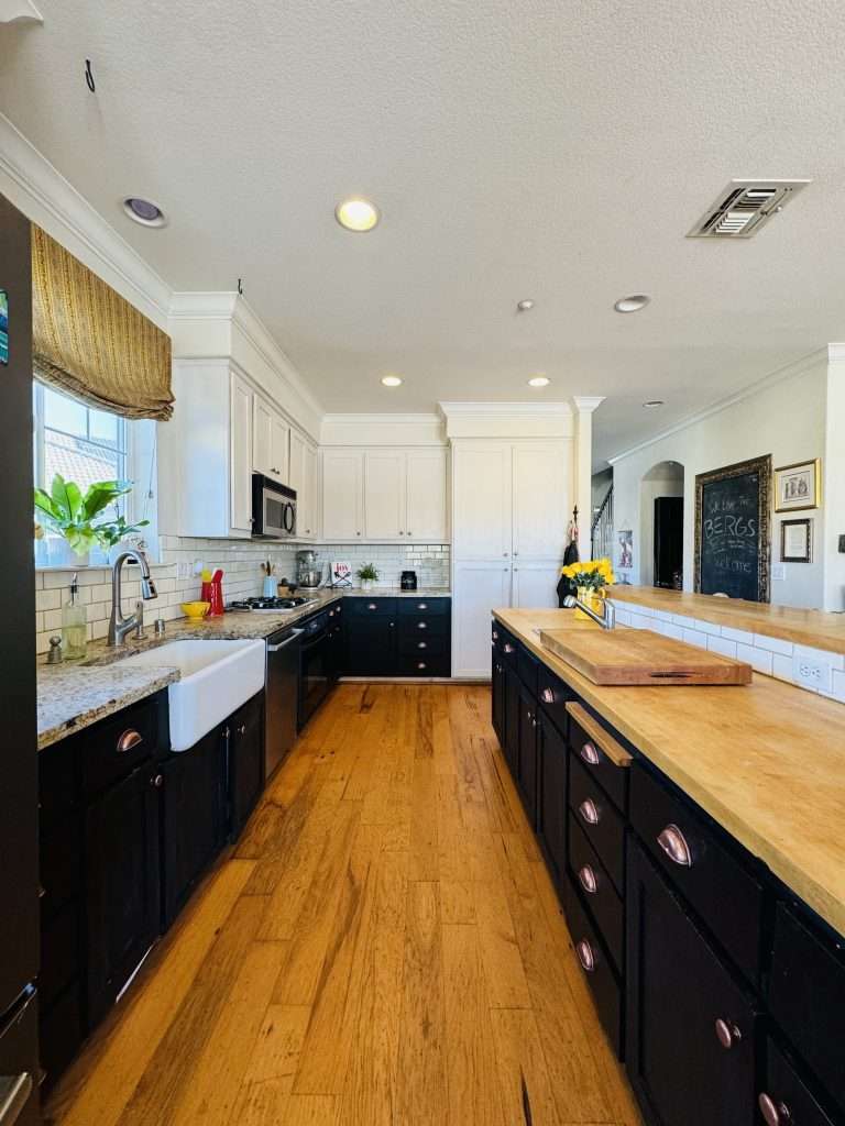 black and white kitchen cabinets redoux 1